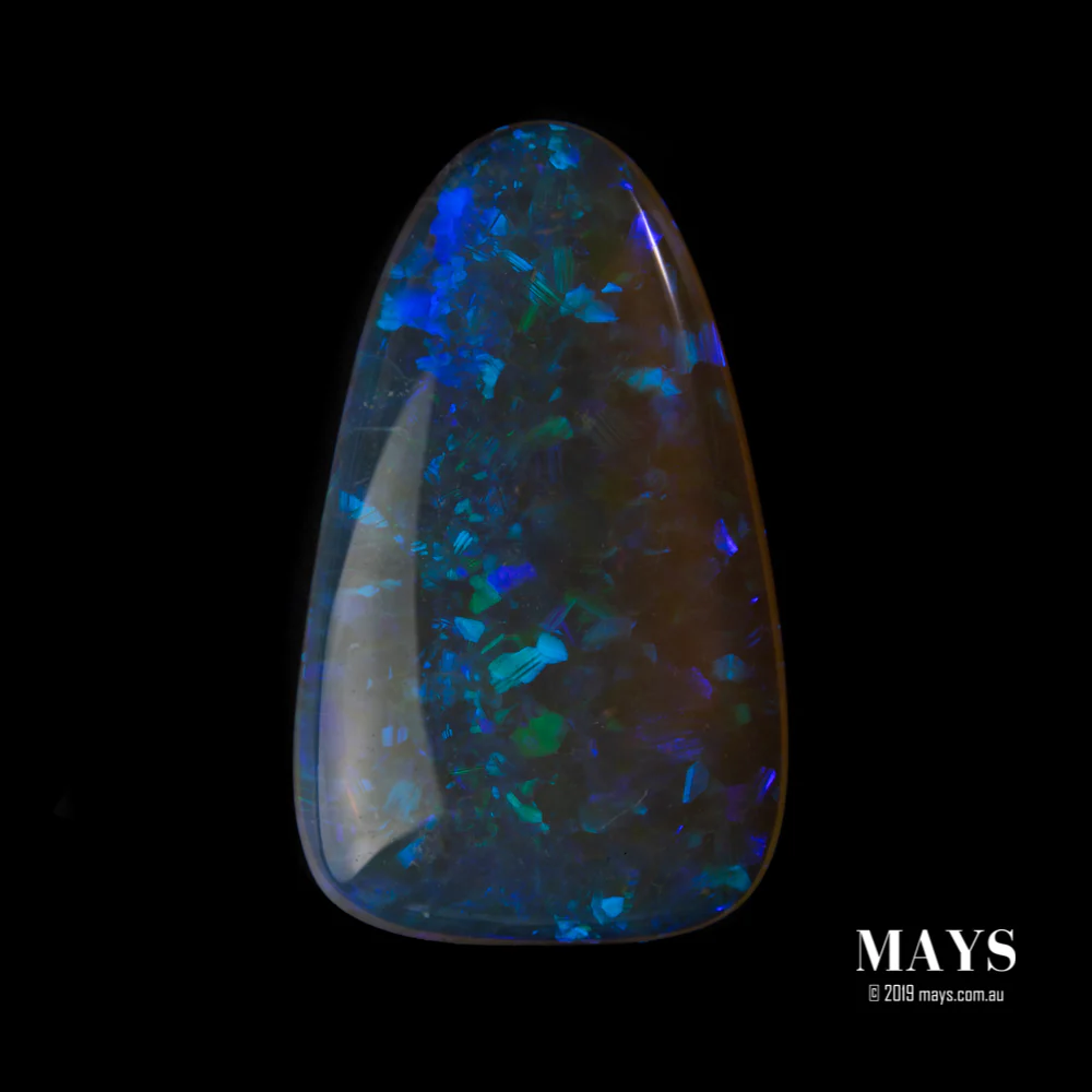 3.45ct Blue Lighting Ridge Crystal Opal