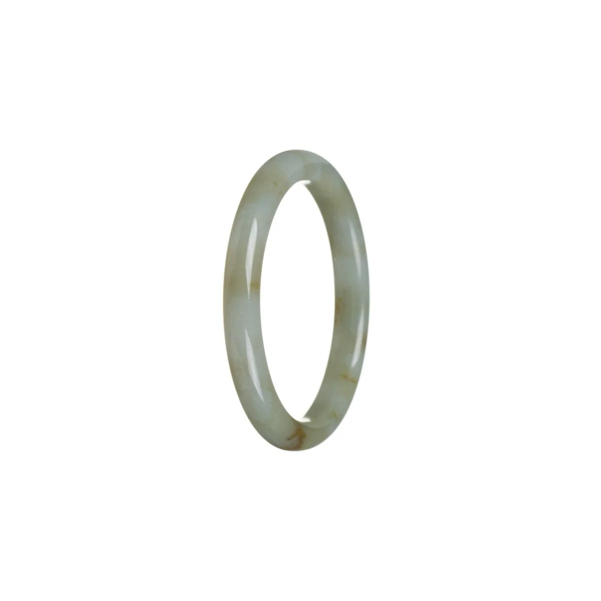 Certified Grade A Green Traditional Jade Bangle Bracelet - Child Child - Image 2