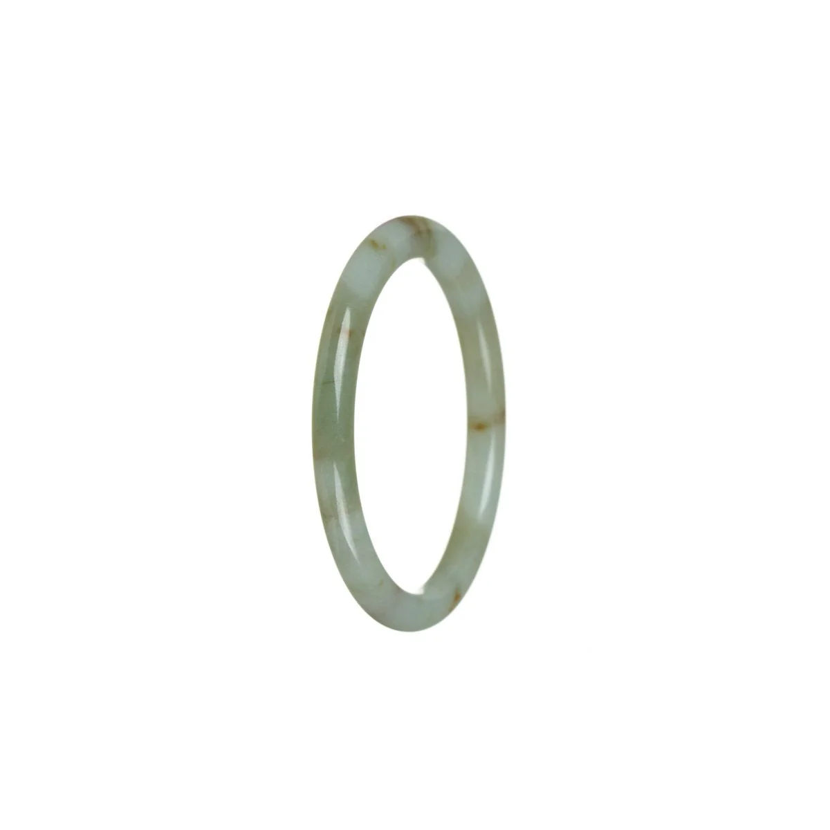 Real Natural Green Jade Bangle - Child Child - Image 2