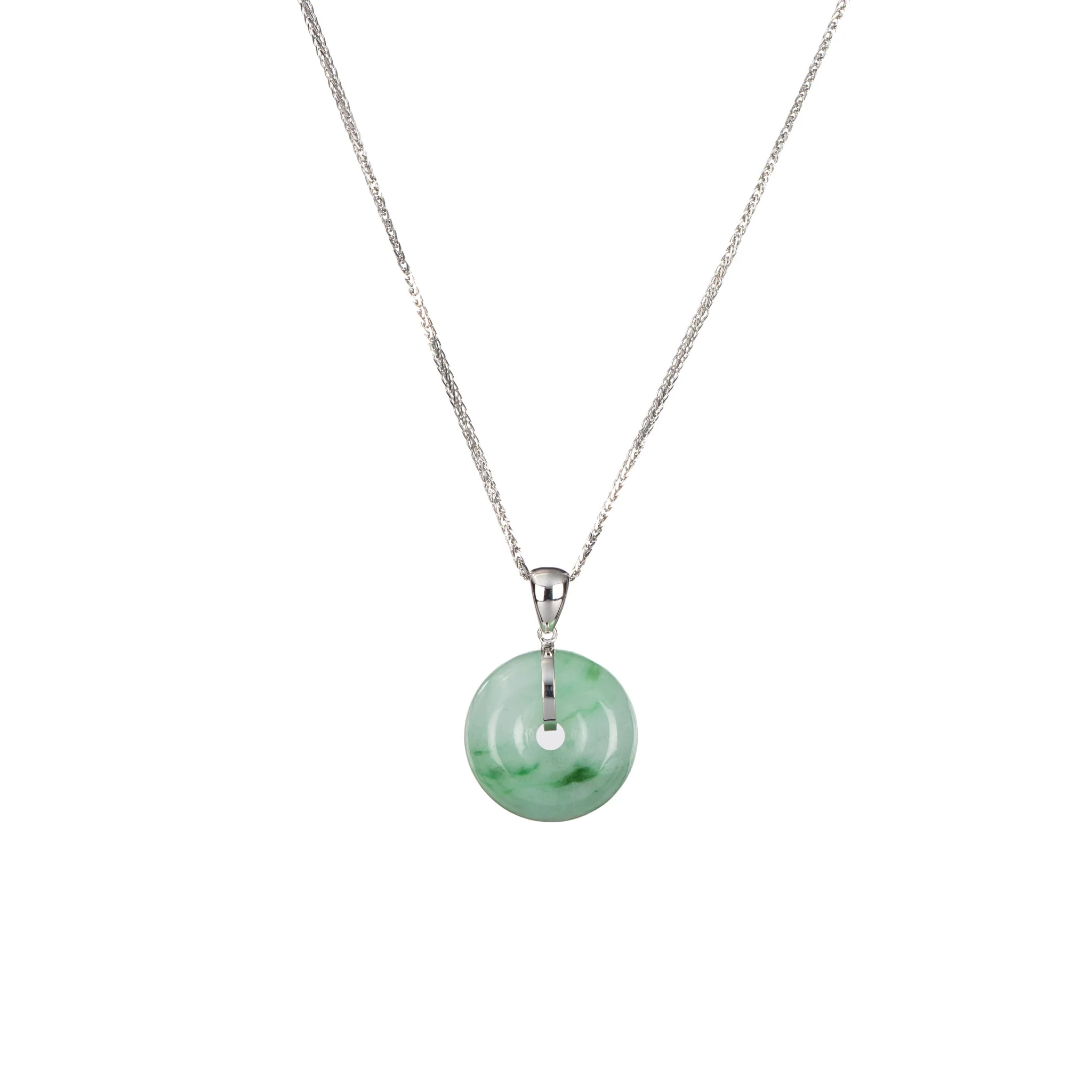 Burmese Jadeite Jade Necklace - Kandy Donut