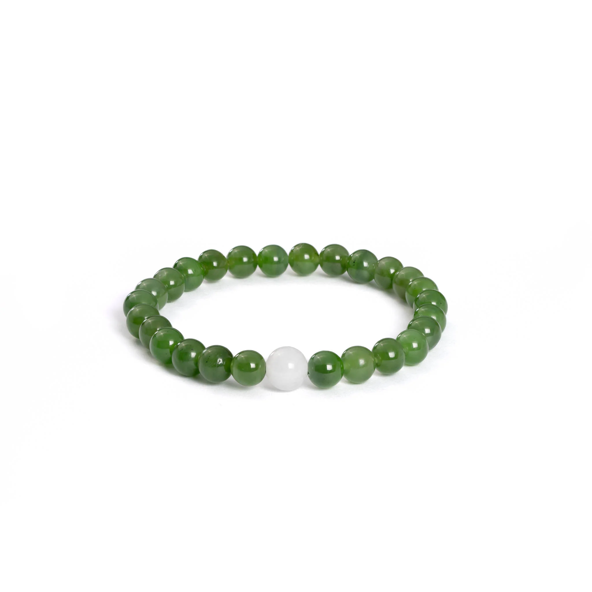Chakra Glow Jade Bracelet with Burmese Jade - Image 5