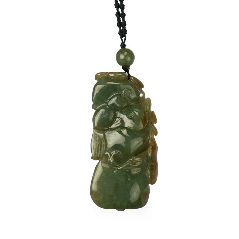 Chinese Zodiac Rabbit Jade Pendant - Image 2