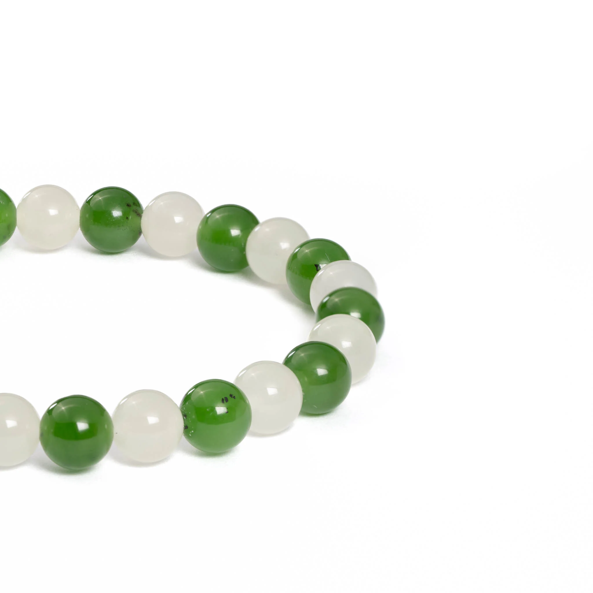 Ethereal Harmony Nephrite Jade Bracelet - Image 6