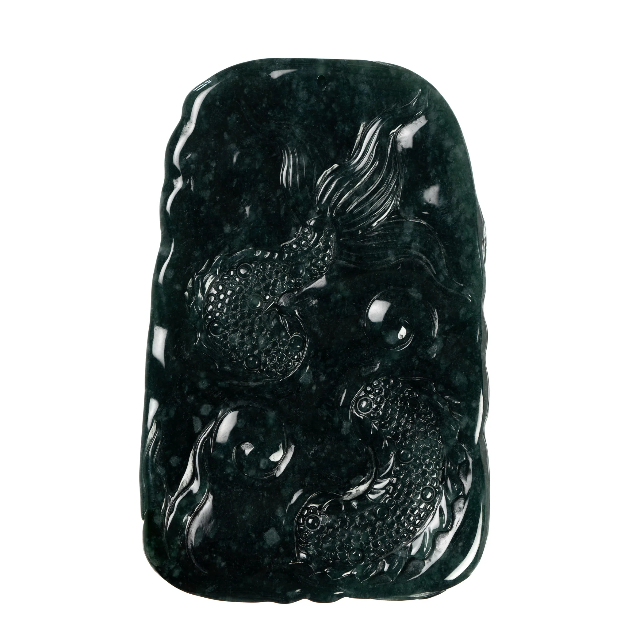 Grade A Jadeite Dragon Pendant - Image 2