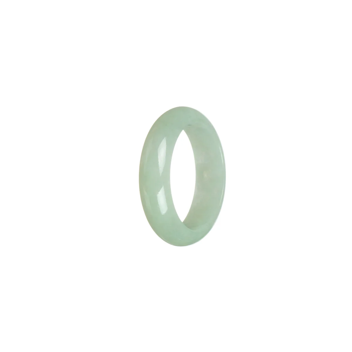 Certified Pale green Burma Jade Band - Size T - Image 2