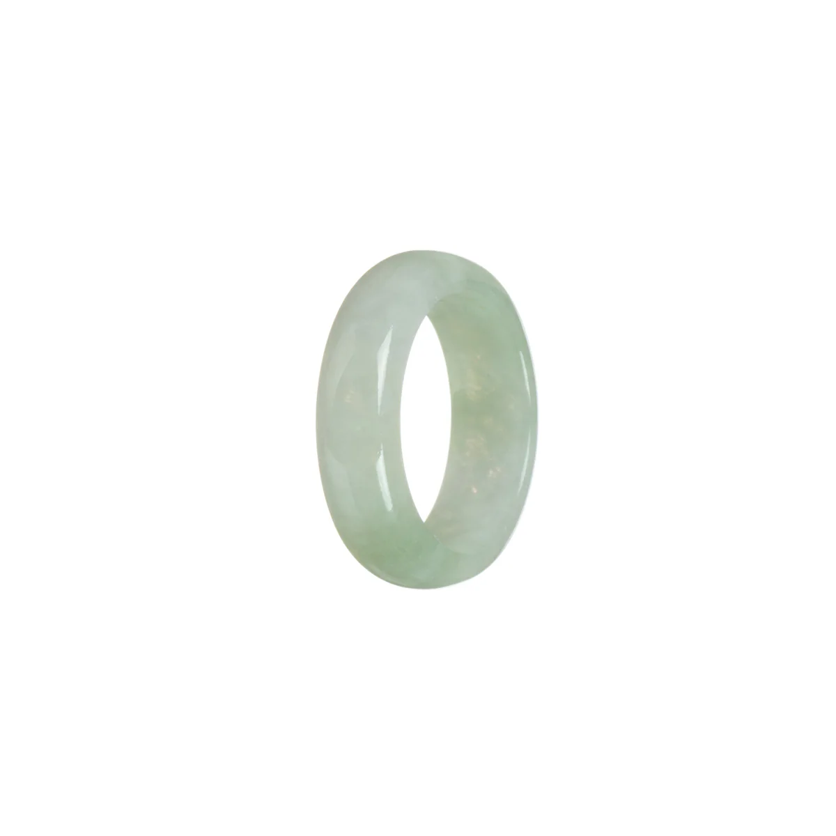 Authentic Pale green Jade Band - Size S - Image 3