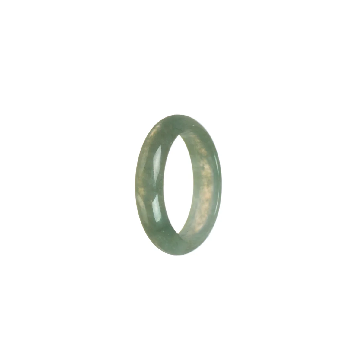 Authentic Icy Green Jadeite Jade Ring  - Size S - Image 3