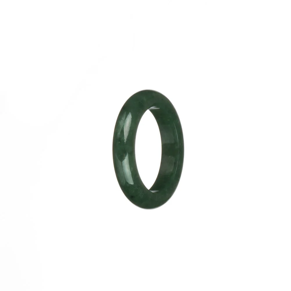 Authentic Green Burma Jade Band - US 9.5 - Image 3