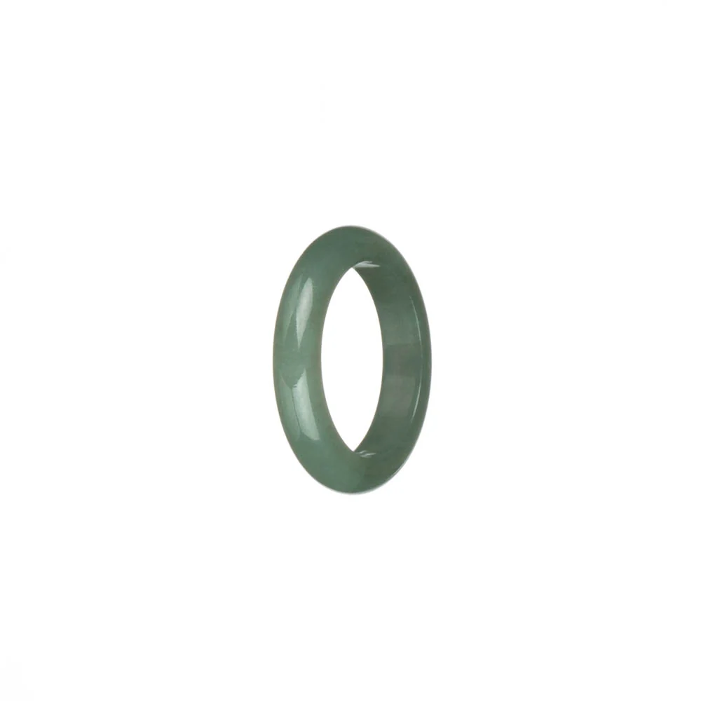 Authentic Green Burmese Jade Ring - US 8 - Image 2