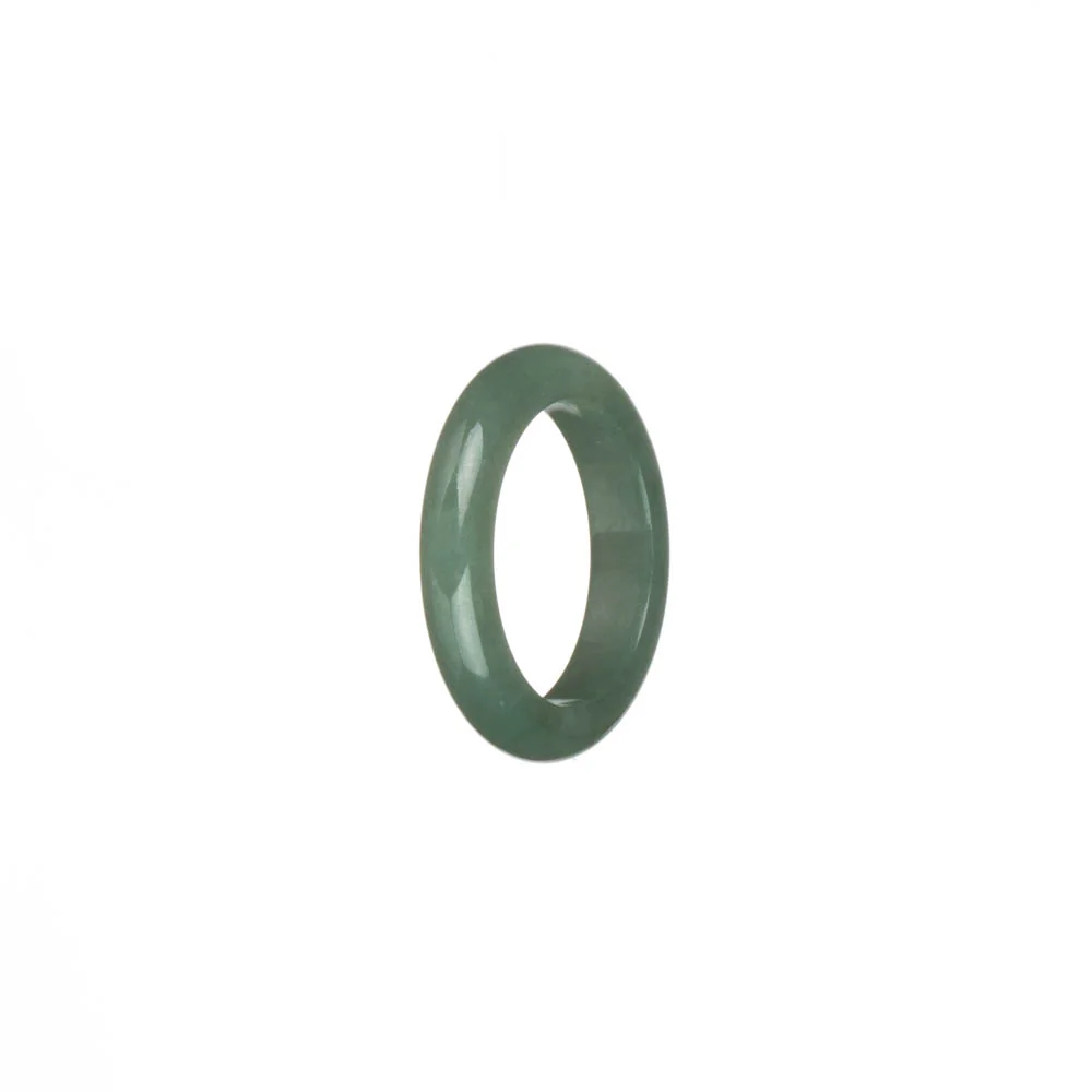 Authentic Green Burmese Jade Ring - US 8 - Image 3