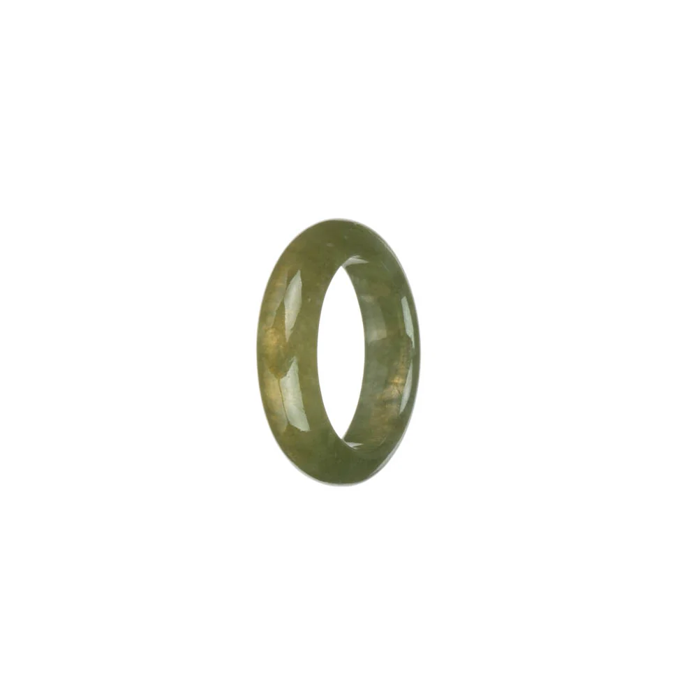Real Green Burmese Jade Ring - US 8 - Image 3