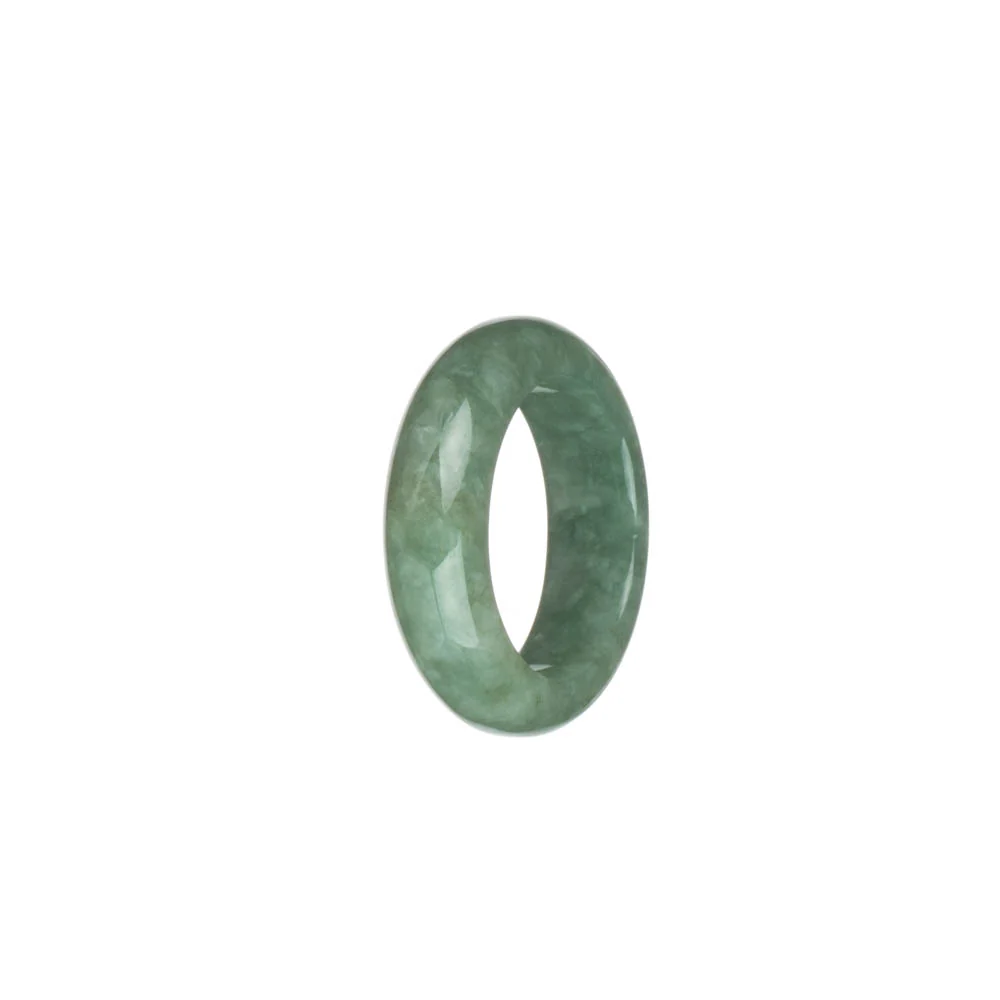 Genuine Green Burma Jade Band - US 9.5 - Image 2