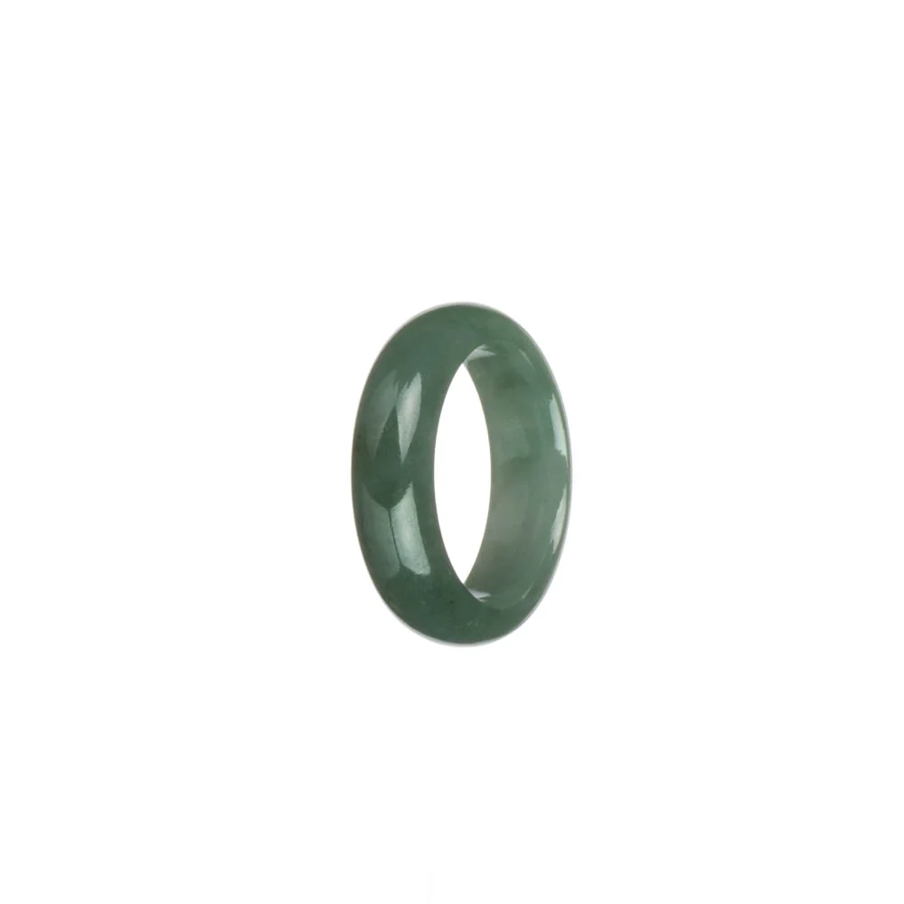 Authentic Green Burma Jade Band - US 8.5 - Image 3
