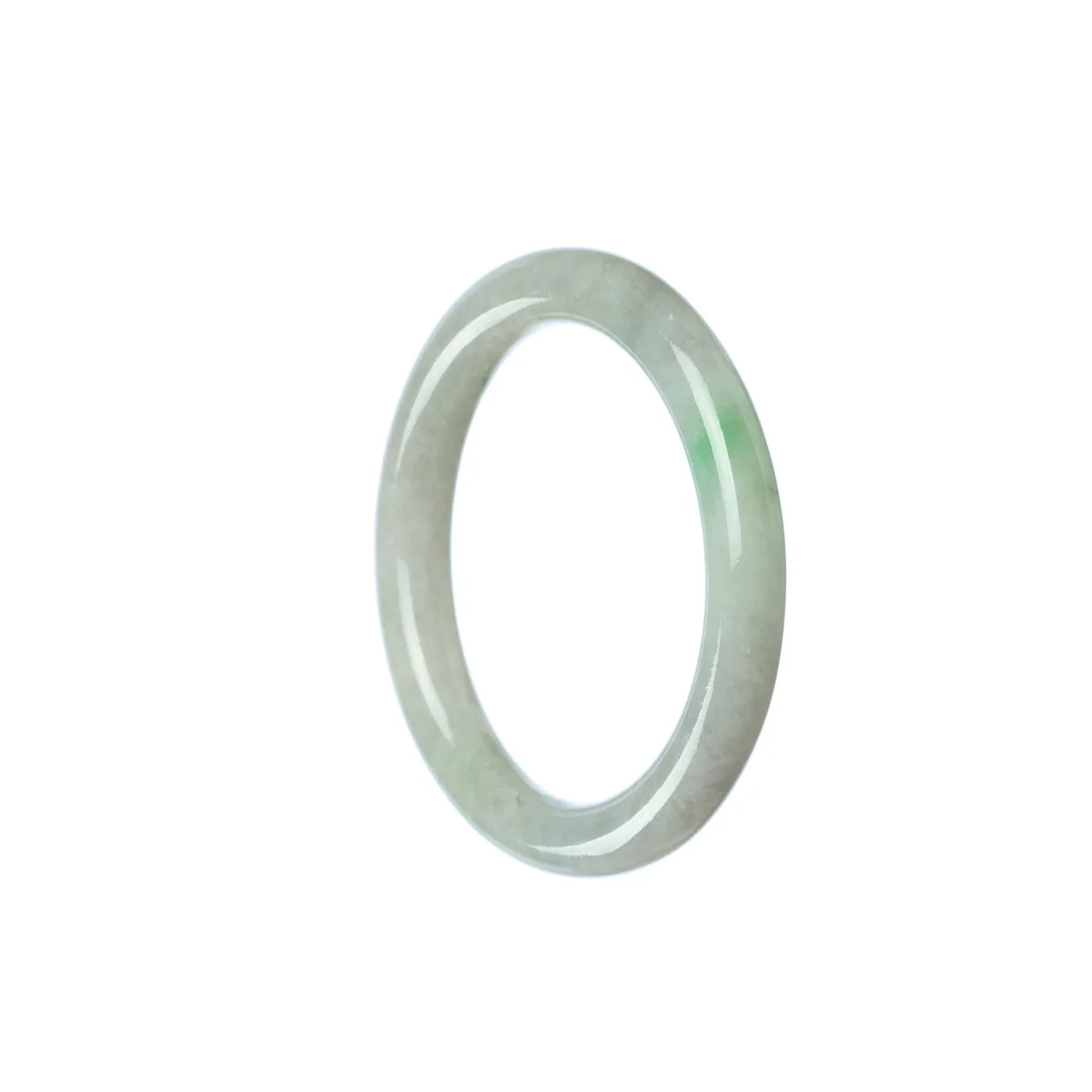 Real Type A Green Traditional Jade Bracelet - Child Round