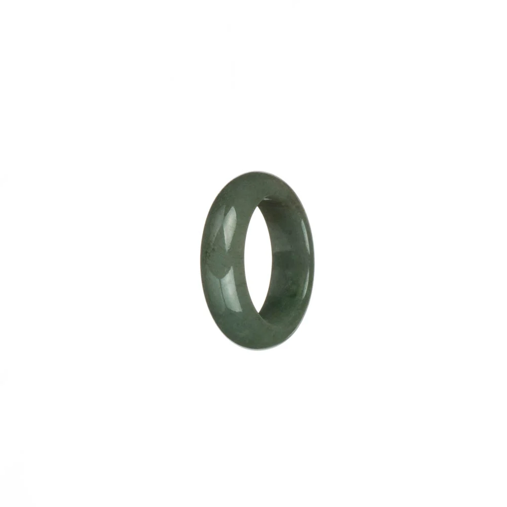 Authentic Green with Brown Patch Jade Band - US 6 - Image 2
