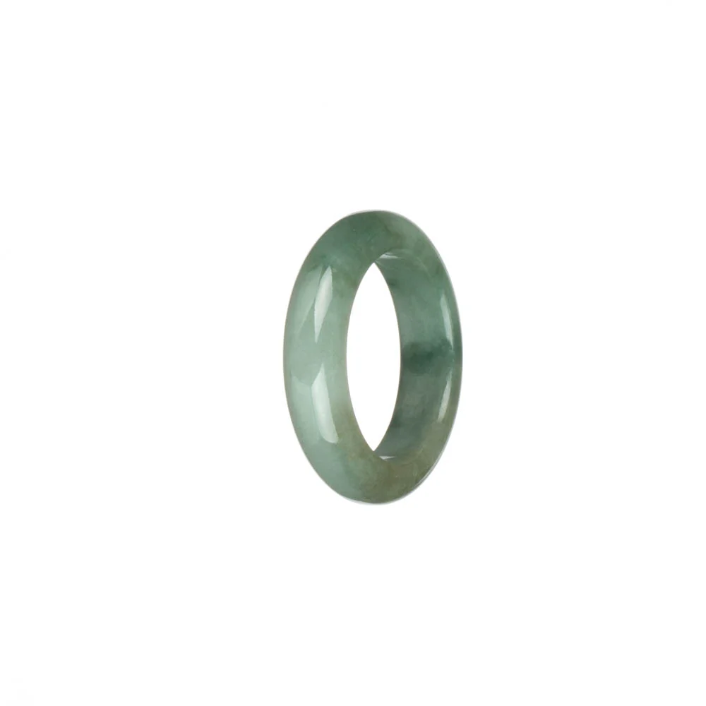 Real Grey and Pale Green with Green Patterns Jade Band - US 9.5 - Image 3