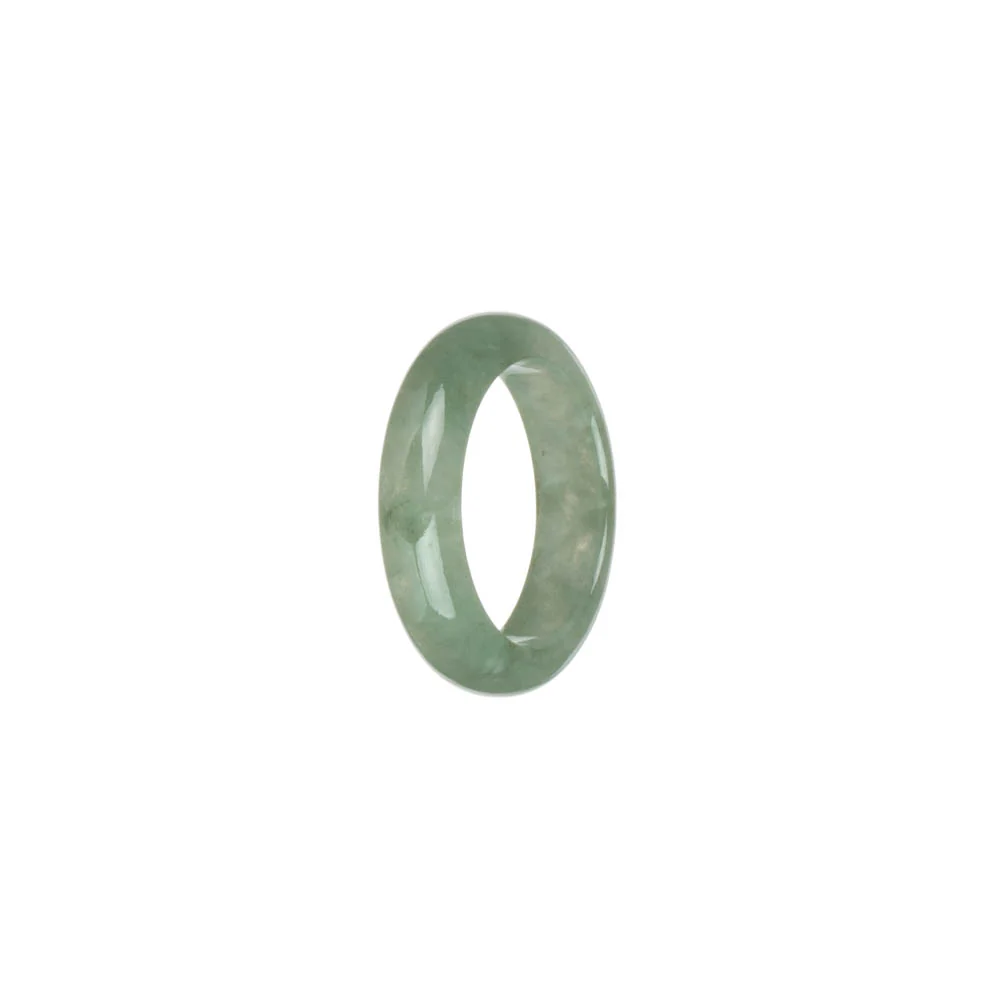Genuine Icy Green Jade Band - US 8.25 - Image 3