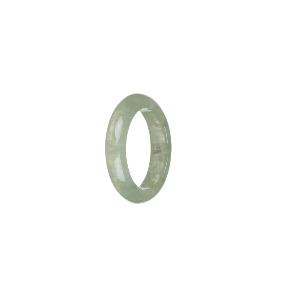 Genuine Icy Pale Green Jade Band - US 8.25 - Image 3