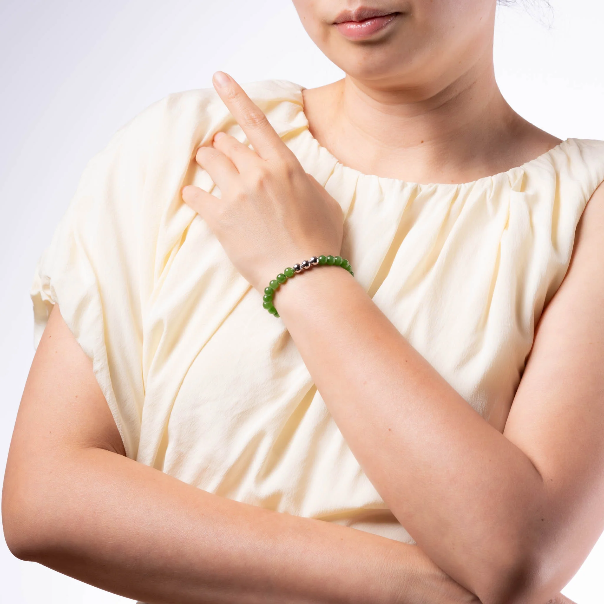 Infinite Stillness Bracelet with Jade - Image 6