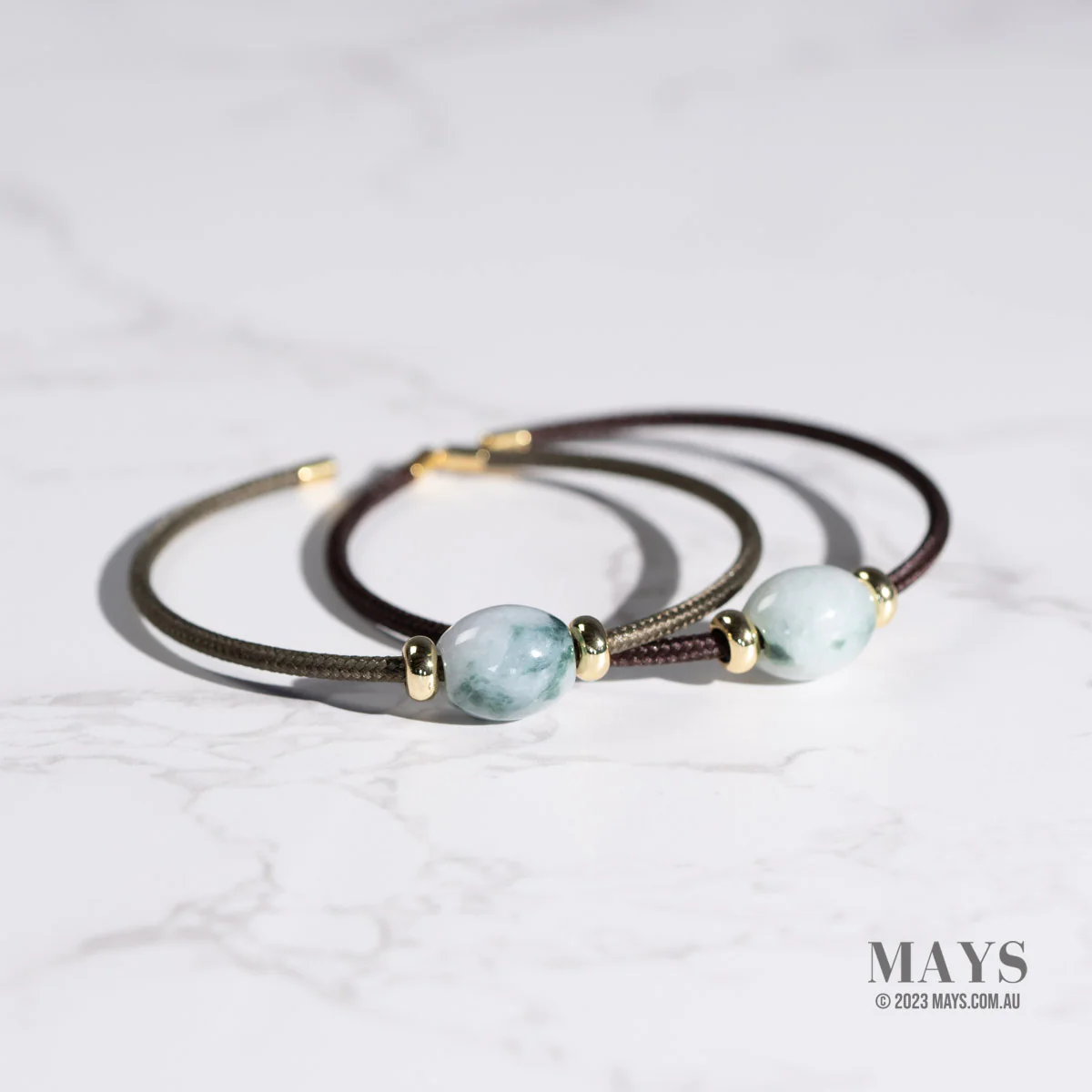 Mene - Jade Barrel Cuff Bracelet for Women - Image 10