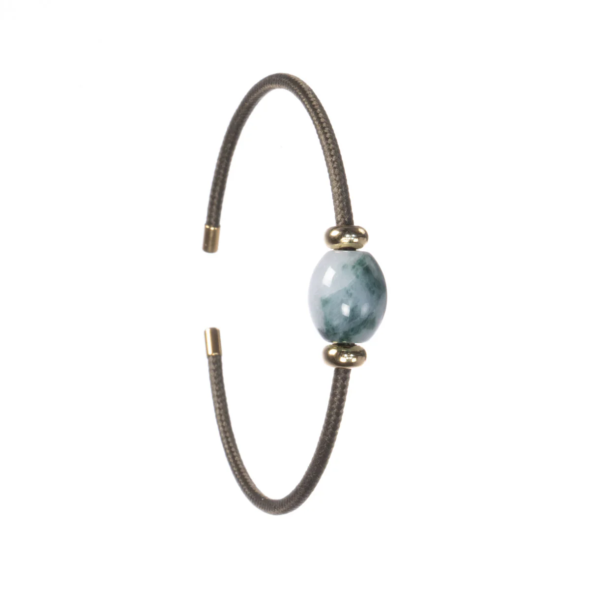 Mene - Jade Barrel Cuff Bracelet for Women - Image 11