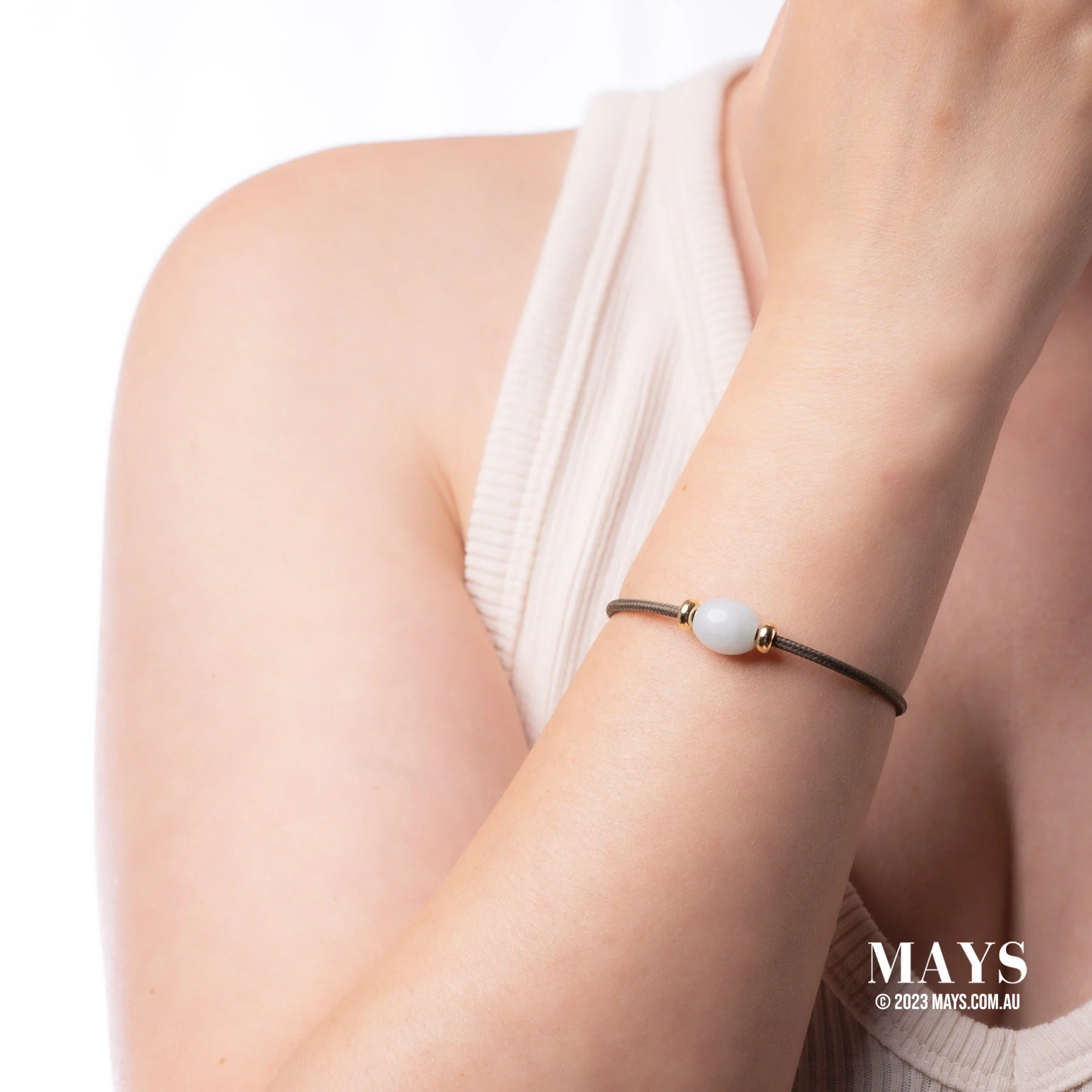 Mene - Jade Barrel Cuff Bracelet for Women - Image 4