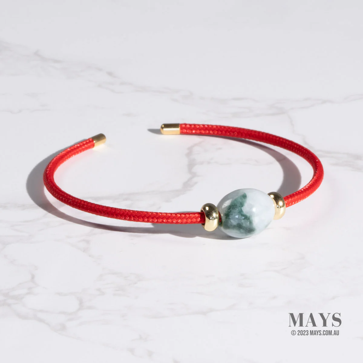 Mene - Jade Barrel Cuff Bracelet for Women - Image 7