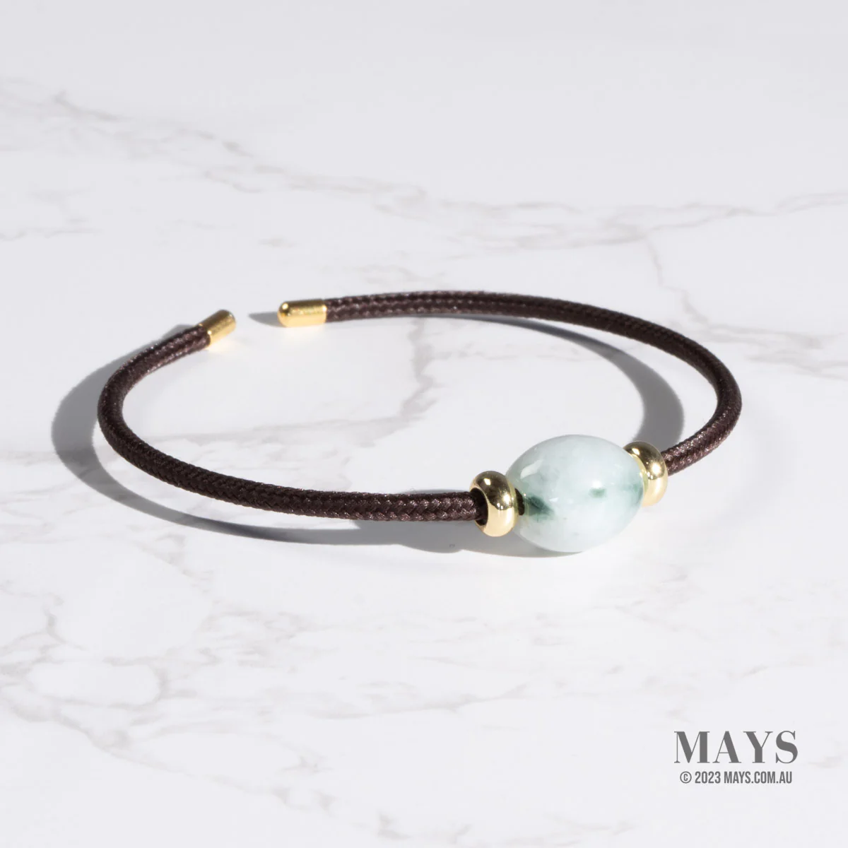 Mene - Jade Barrel Cuff Bracelet for Women - Image 8