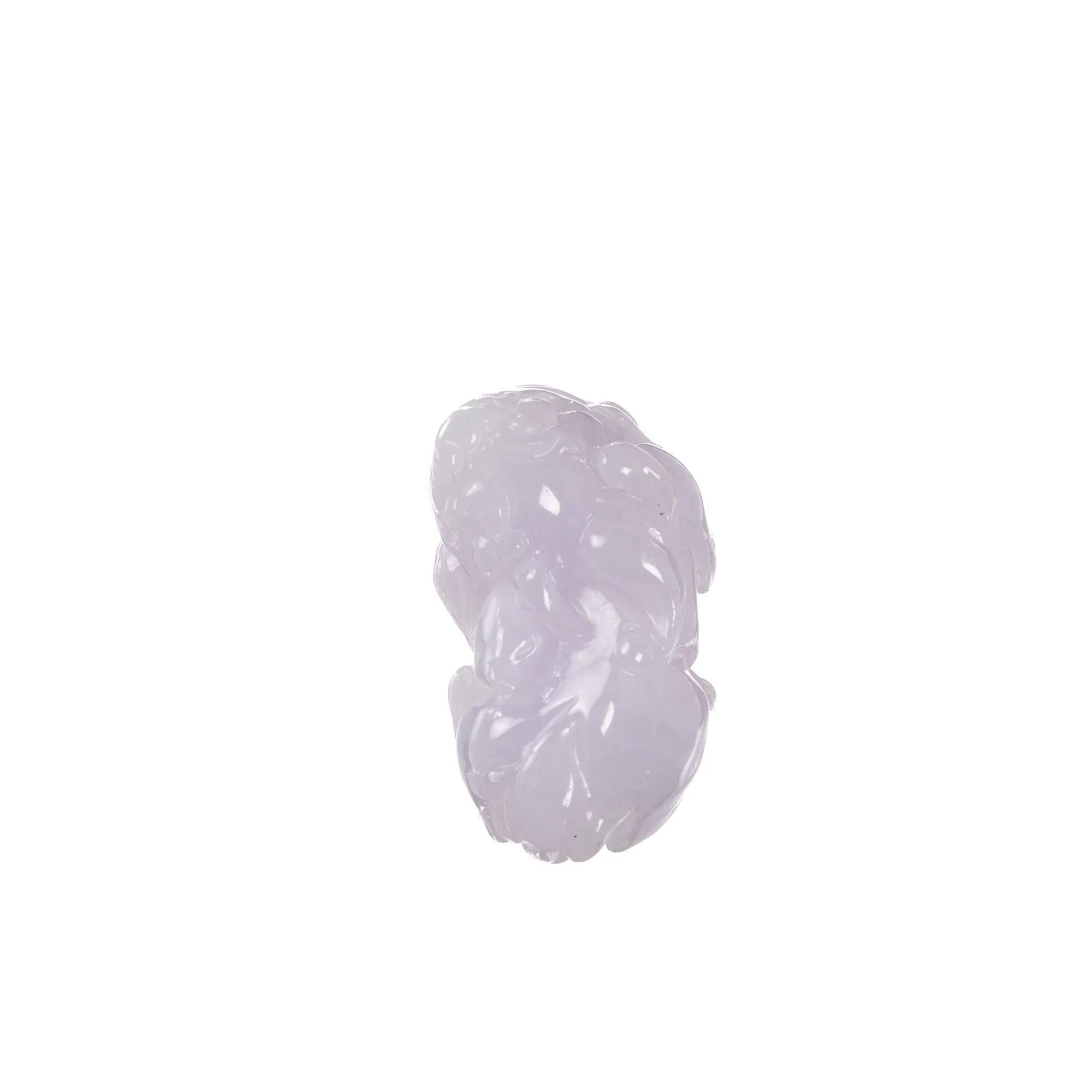 Lavender Jade Pixiu Necklace