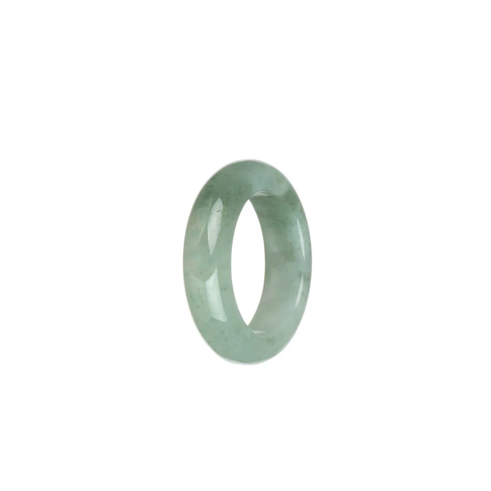 Genuine Light Green Jade Ring - US 9.5 - Image 2