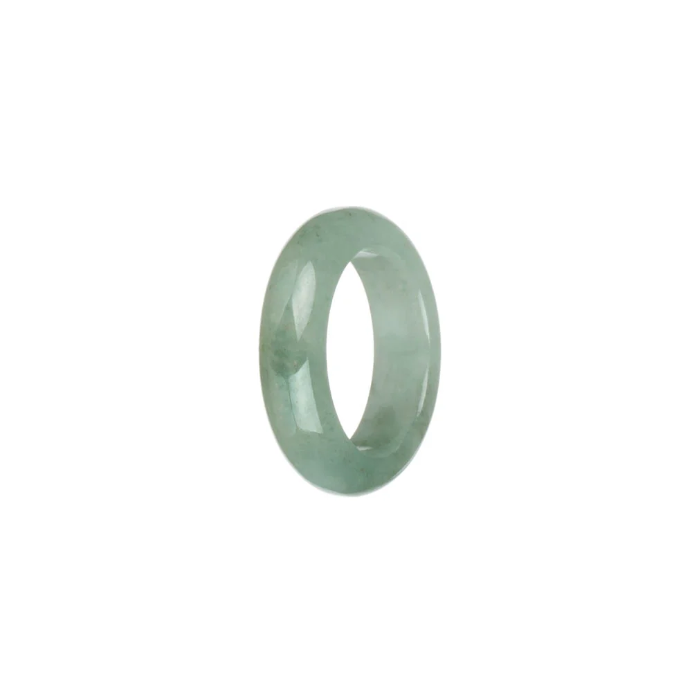 Genuine Light Green Jade Ring - US 9.5 - Image 3