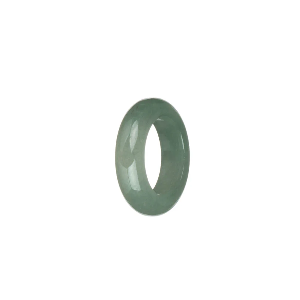 Real Light Green Burma Jade Ring - US 7 - Image 2