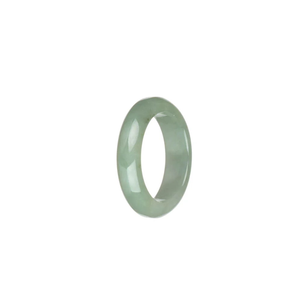 Real Light Green Burma Jade Ring  - US 9.5 - Image 2