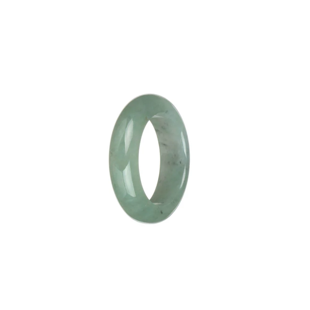 Certified Light Green Jadeite Jade Band - US 9.25 - Image 2