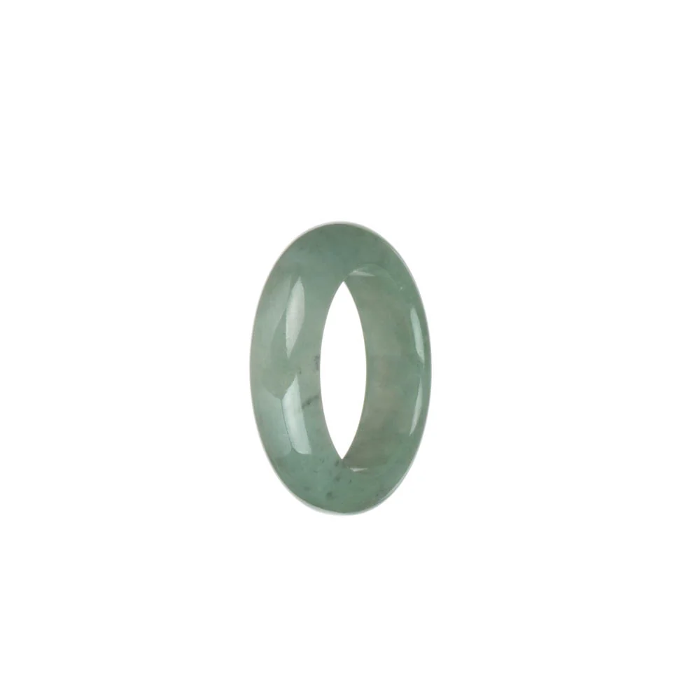 Certified Light Green Jadeite Jade Band - US 9.25 - Image 3