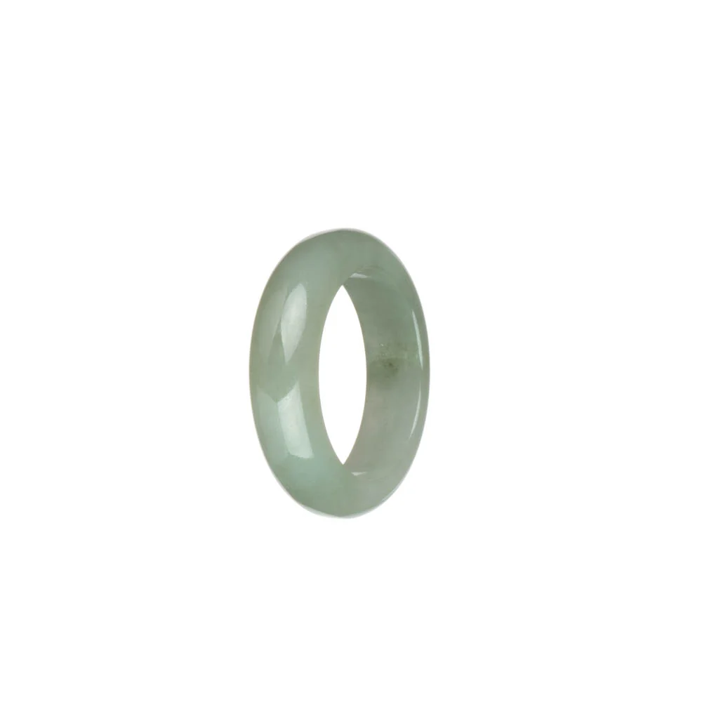 Certified Light Green Burma Jade Ring - US 9.5 - Image 2