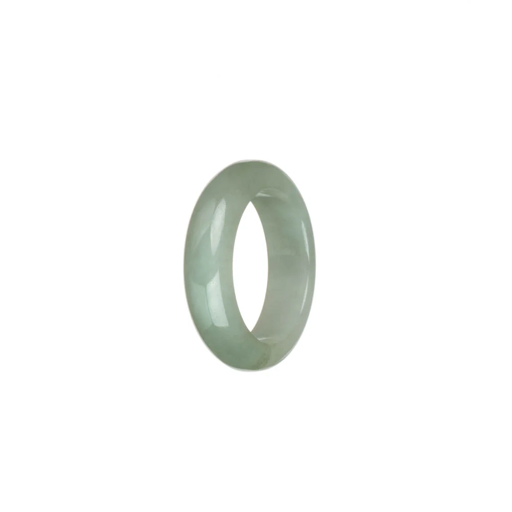 Certified Light Green Burma Jade Ring - US 9.5 - Image 3