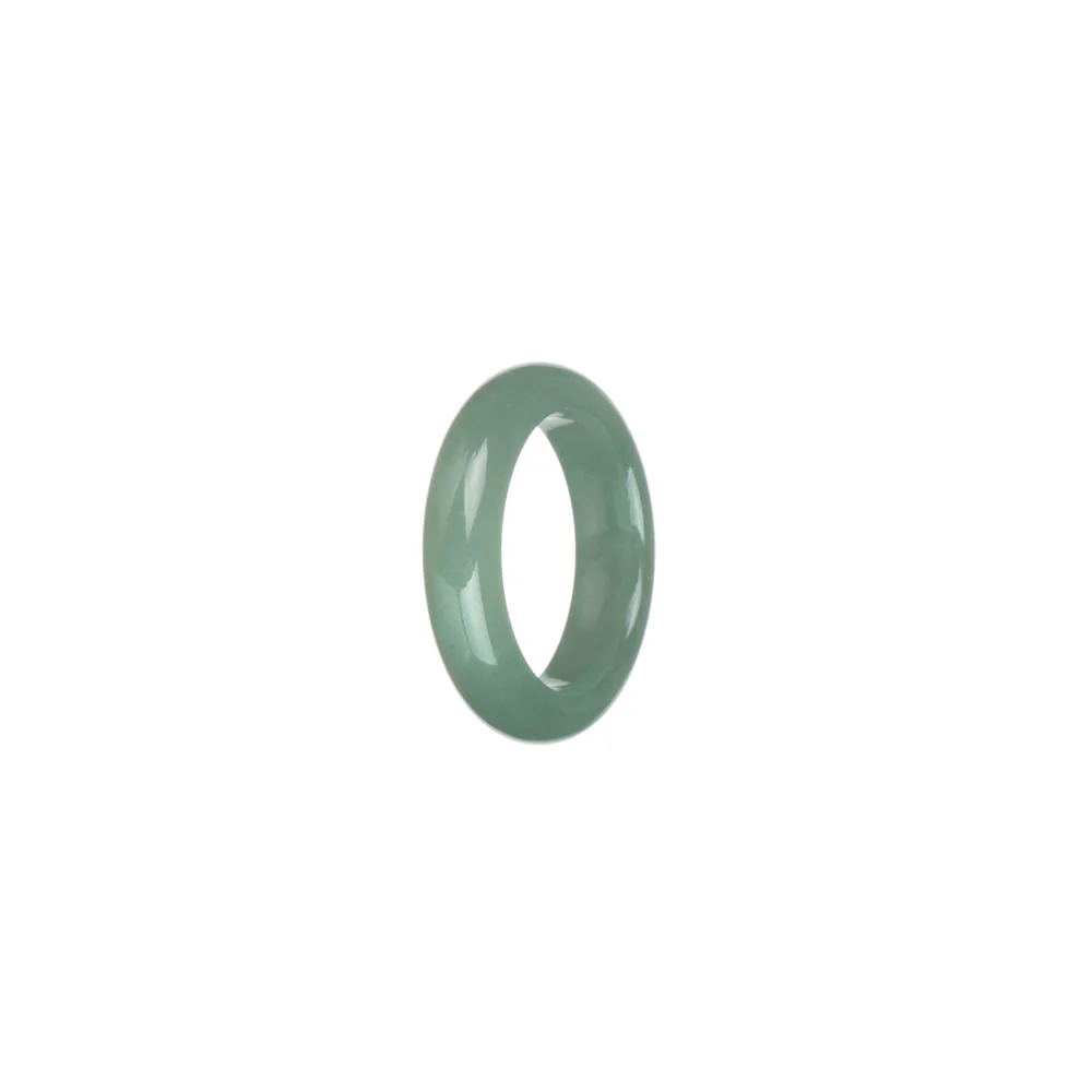 Real Light Green Jade Ring - US 6 - Image 2
