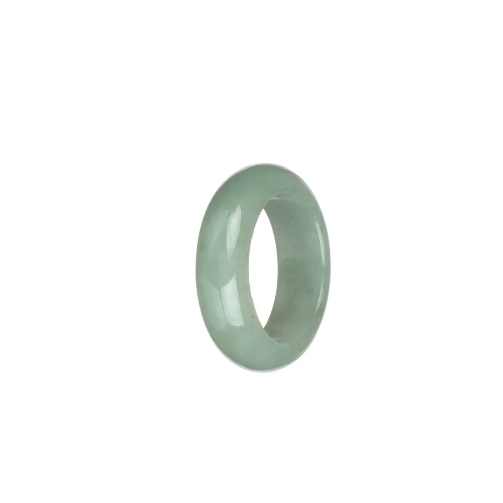 Authentic Light Green Jadeite Jade Band - US 9.5 - Image 2