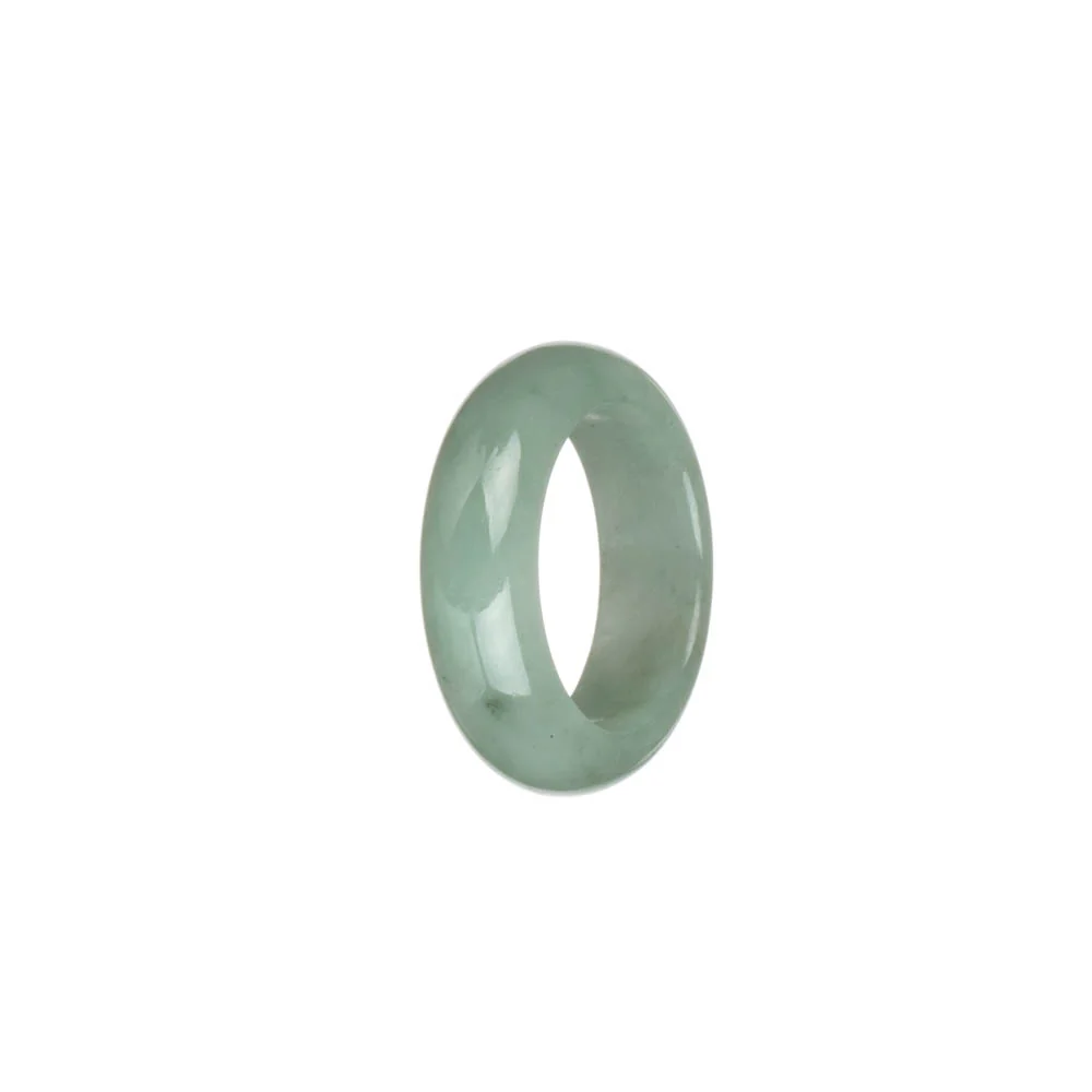 Authentic Light Green Jadeite Jade Band - US 9.5 - Image 3