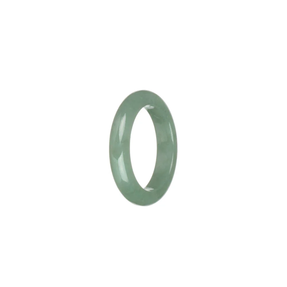 Certified Light Green Jadeite Jade Band - US 9.75 - Image 2