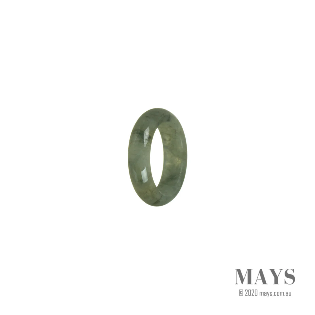 Loveli Deep Green Hua Jadeite Jade Ring - Image 2