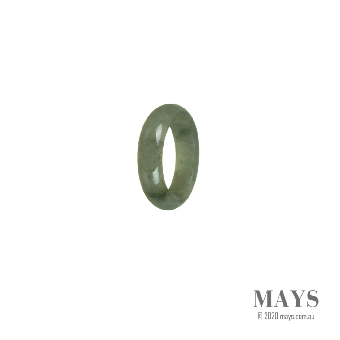 Loveli Deep Green Hua Jadeite Jade Ring - Image 3