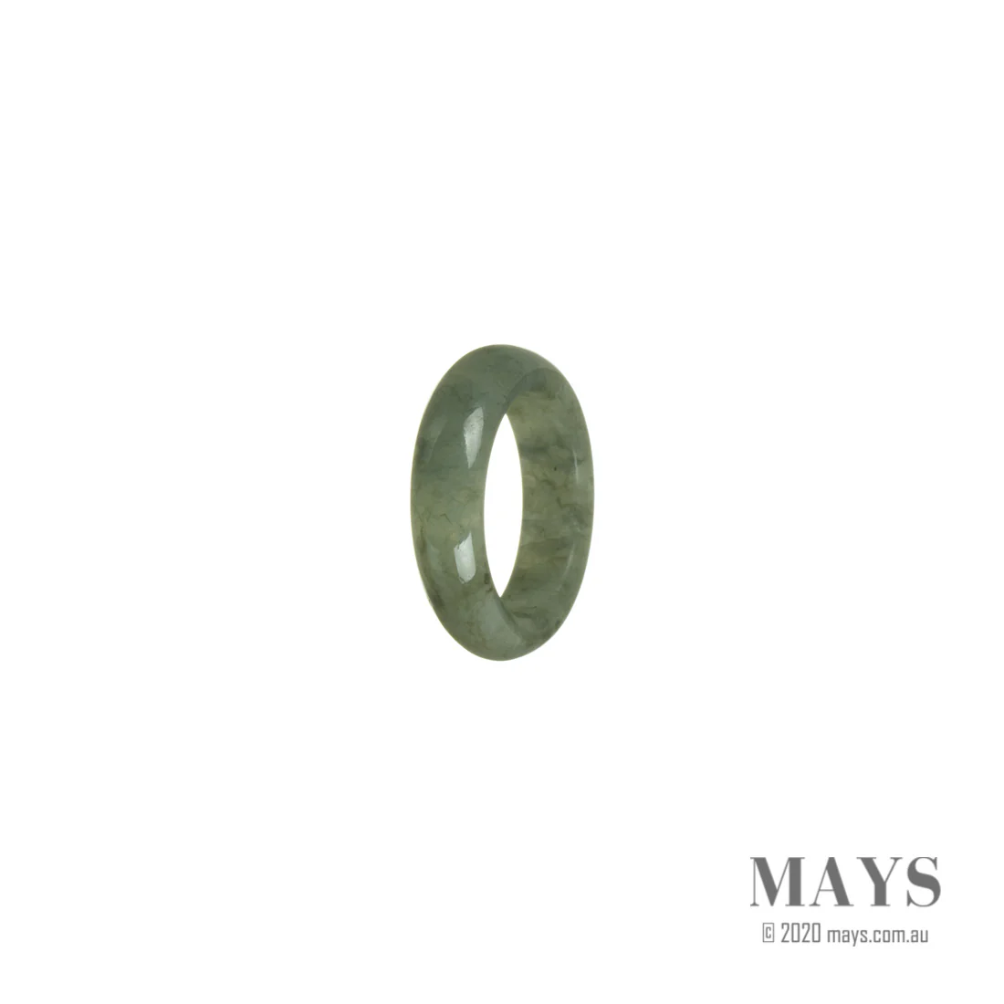 Loveli Deep Green Hua Jadeite Jade Ring - Image 4