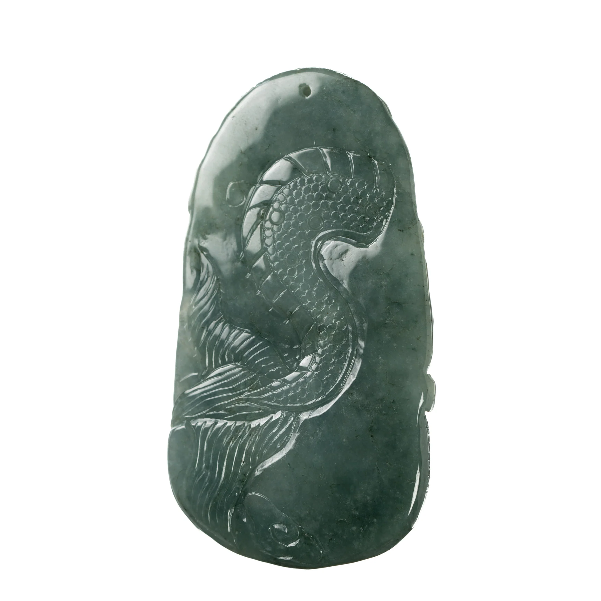 Men's Jadeite Dragon Pendant - Image 2