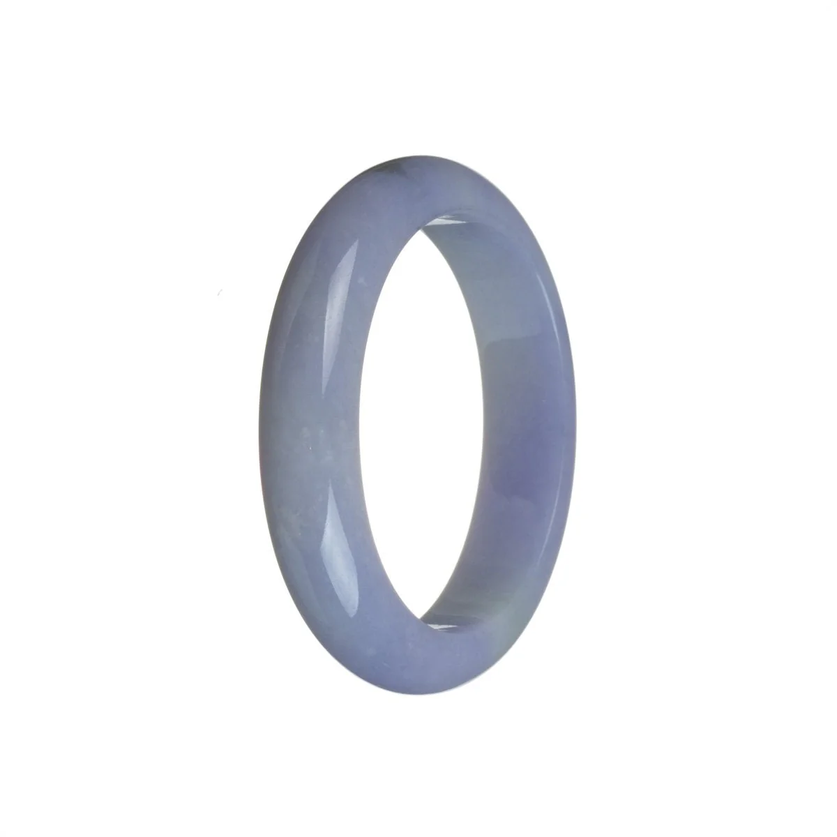 Authentic Grade A Intense Lavender Jadeite Jade Bracelet - 53mm Oval - Image 2