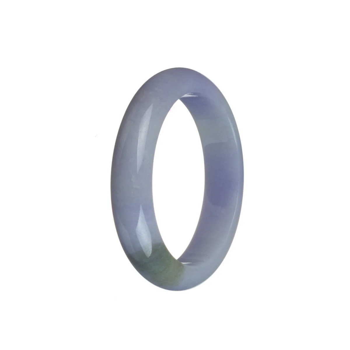 Authentic Grade A Intense Lavender Jadeite Jade Bracelet - 53mm Oval - Image 3