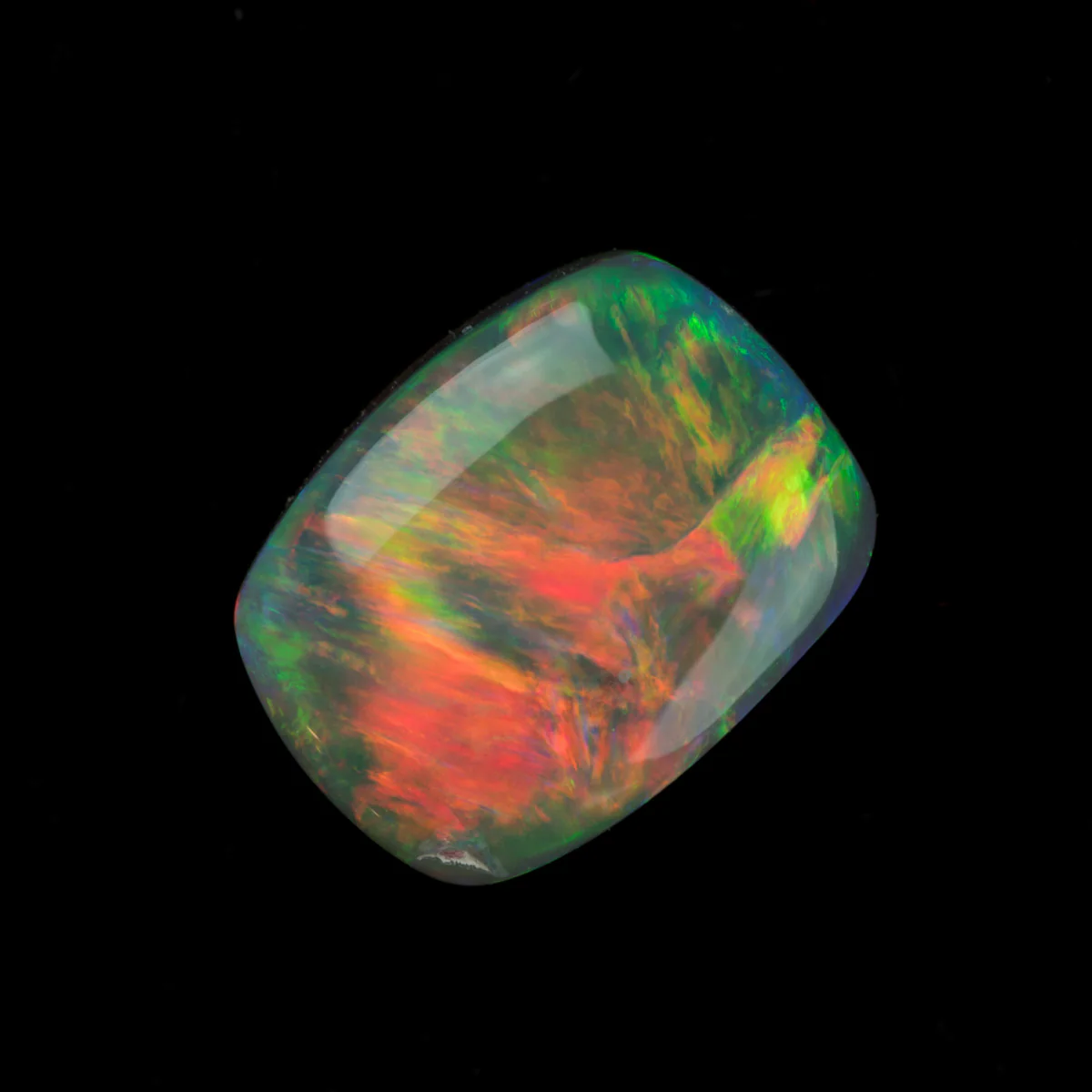 1.91ct Precious Solid Australian Opal (Bright Red and Yellow Flashes) - Image 2