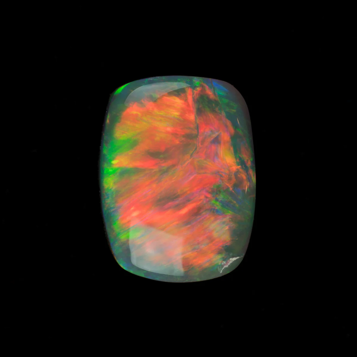 1.91ct Precious Solid Australian Opal (Bright Red and Yellow Flashes) - Image 4