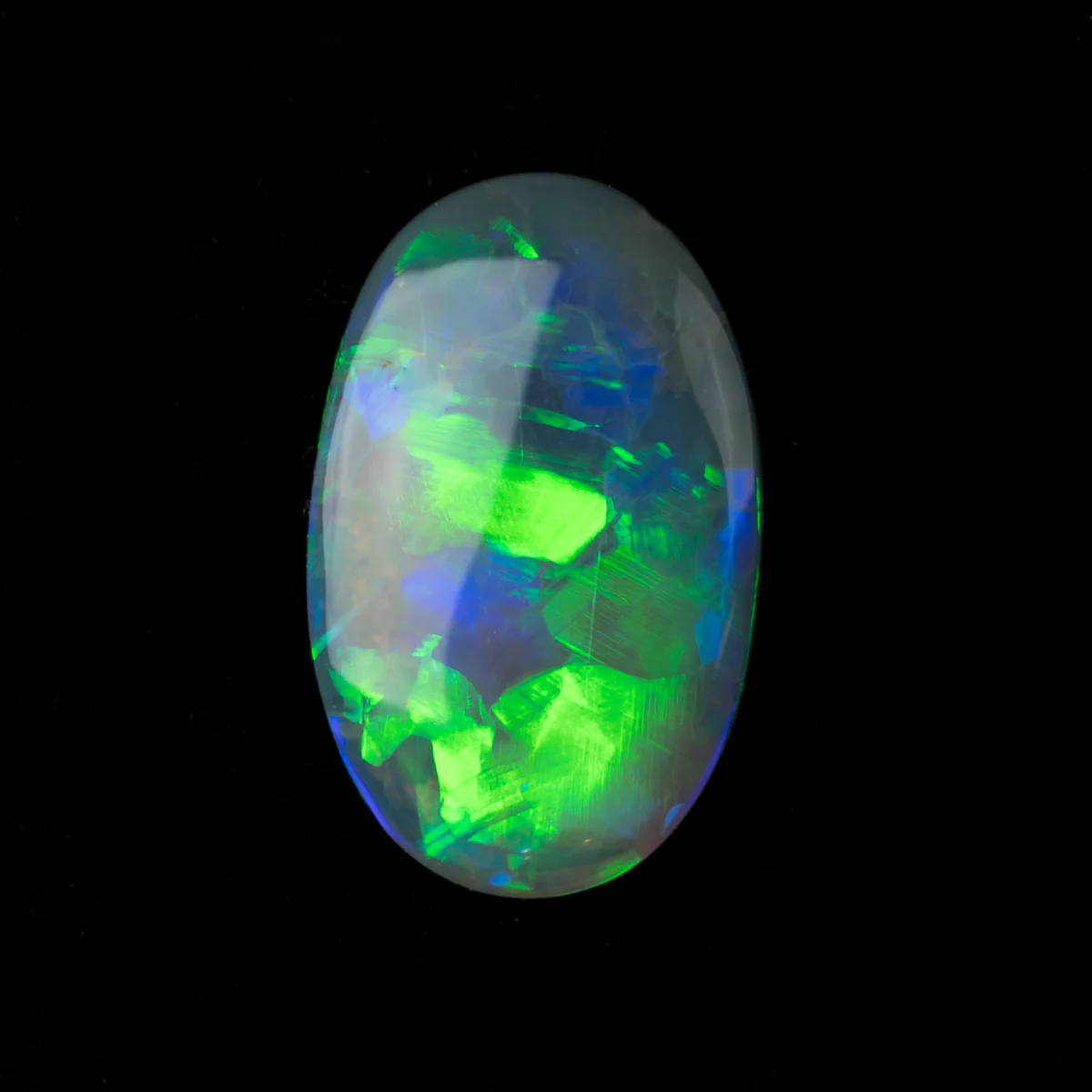 0.61ct Blue Green Solid Opal from Australia - Image 2